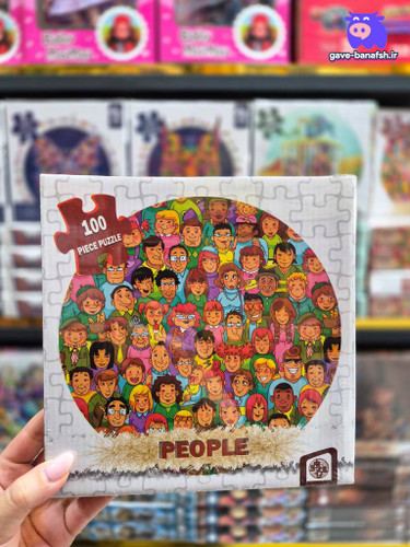 پازل چوبی طرح عروسکی