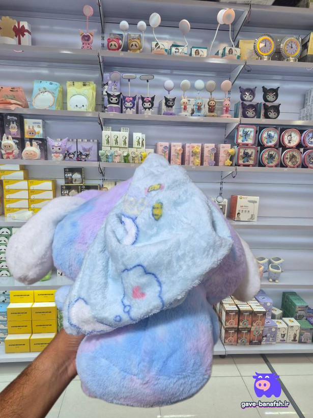 پتو بالشی سینمارول با لباس آبرنگی اورجینال (Cinnamaroll)