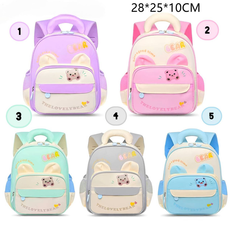 کوله پشتی مهدکودک طرح خرس BEAR در 5 رنگ