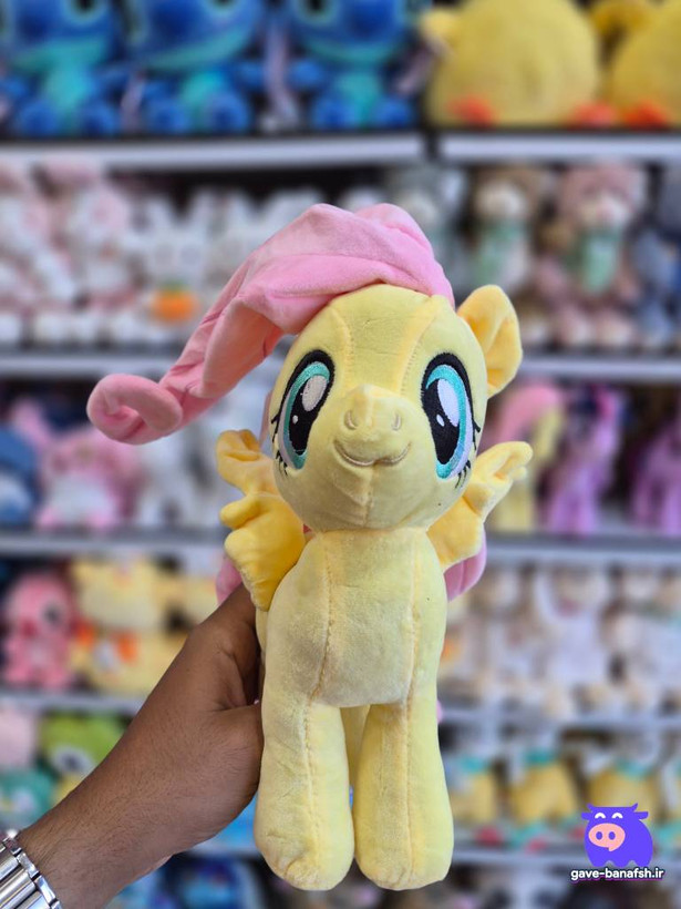 عروسک پولیشی پونی (اسب تک شاخ) اورجینال در 2 رنگ